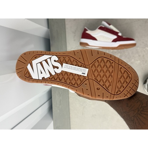 Vans Speed LS Bordeaux Red White Gum Sole Men\'s‎ Size 11 Chunky Y2K Skate Shoes main image 5